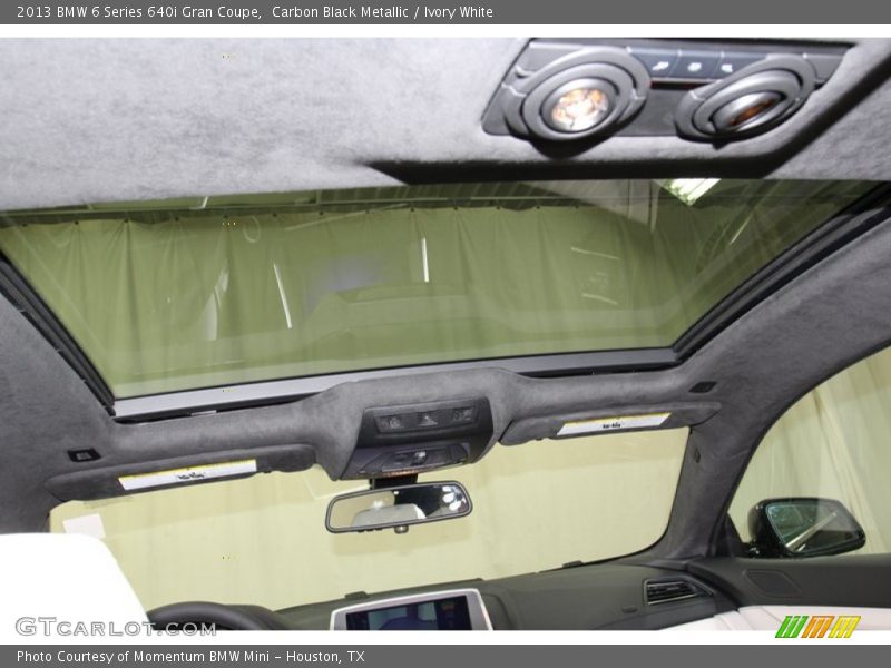 Sunroof of 2013 6 Series 640i Gran Coupe