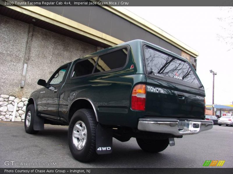 Imperial Jade Green Mica / Gray 2000 Toyota Tacoma Regular Cab 4x4