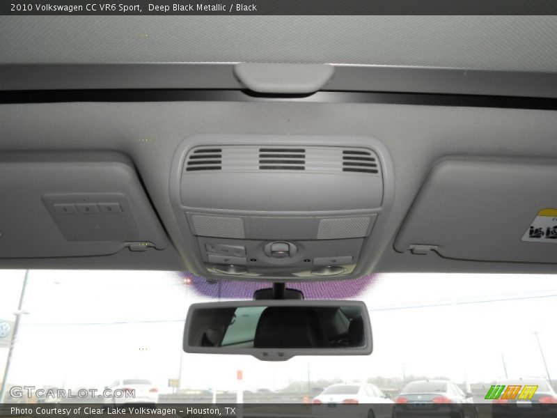 Deep Black Metallic / Black 2010 Volkswagen CC VR6 Sport