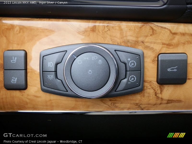 Controls of 2013 MKX AWD