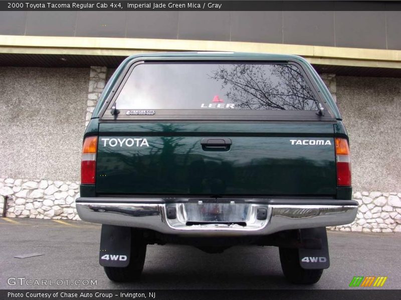Imperial Jade Green Mica / Gray 2000 Toyota Tacoma Regular Cab 4x4