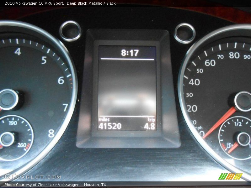 Deep Black Metallic / Black 2010 Volkswagen CC VR6 Sport