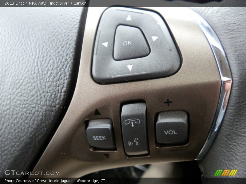 Controls of 2013 MKX AWD