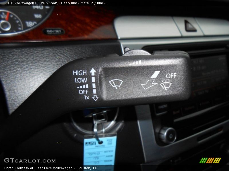 Deep Black Metallic / Black 2010 Volkswagen CC VR6 Sport