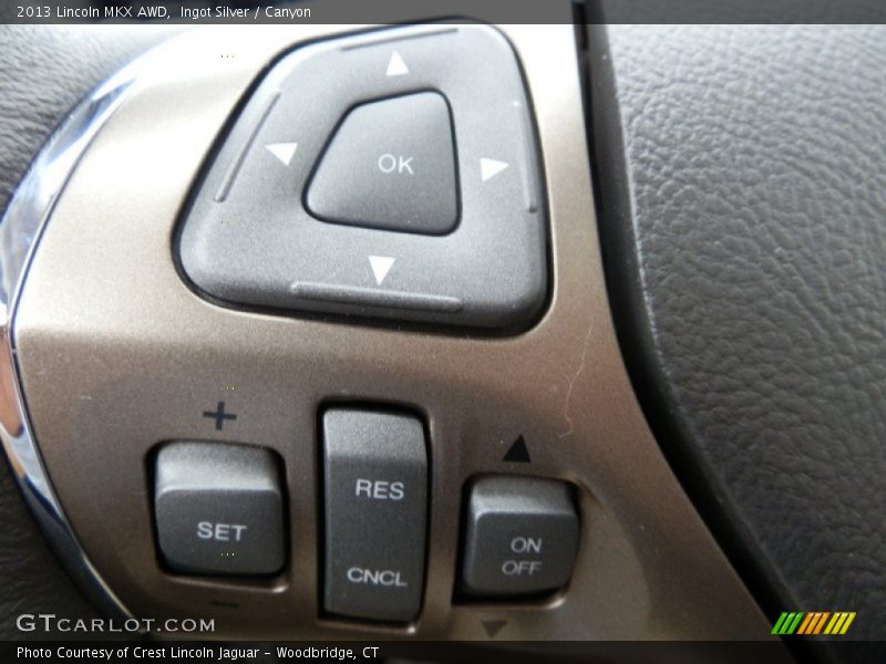 Controls of 2013 MKX AWD