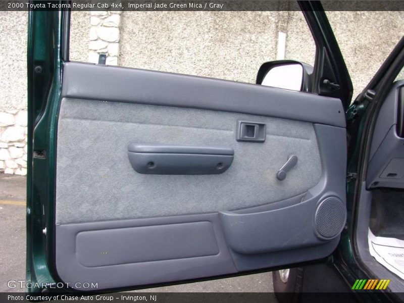 Imperial Jade Green Mica / Gray 2000 Toyota Tacoma Regular Cab 4x4