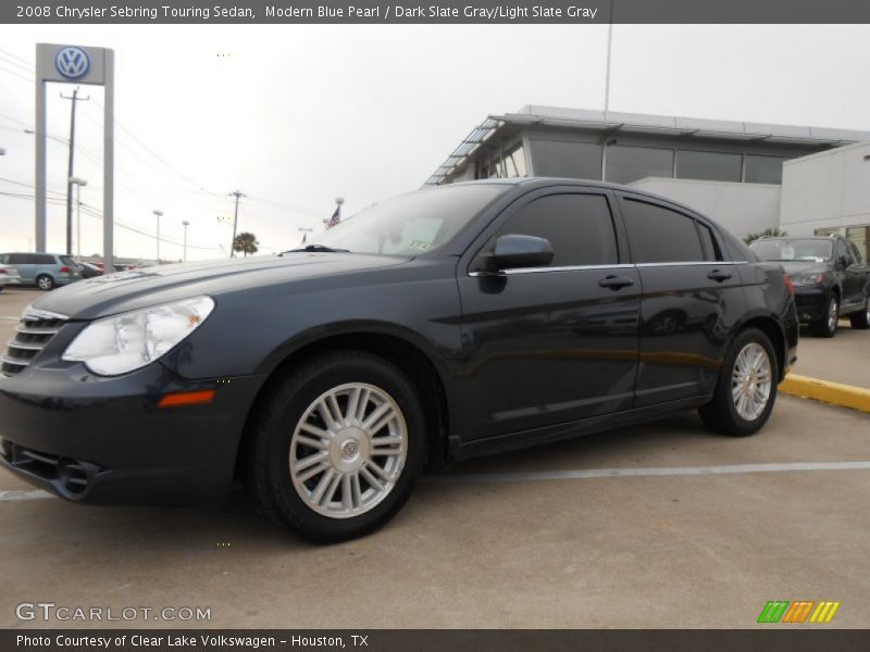 Modern Blue Pearl / Dark Slate Gray/Light Slate Gray 2008 Chrysler Sebring Touring Sedan