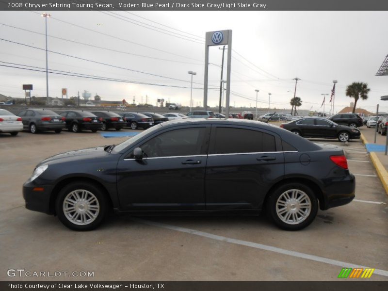 Modern Blue Pearl / Dark Slate Gray/Light Slate Gray 2008 Chrysler Sebring Touring Sedan