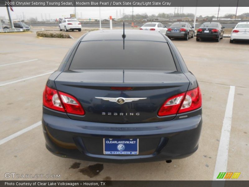 Modern Blue Pearl / Dark Slate Gray/Light Slate Gray 2008 Chrysler Sebring Touring Sedan