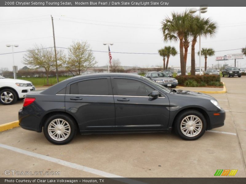 Modern Blue Pearl / Dark Slate Gray/Light Slate Gray 2008 Chrysler Sebring Touring Sedan