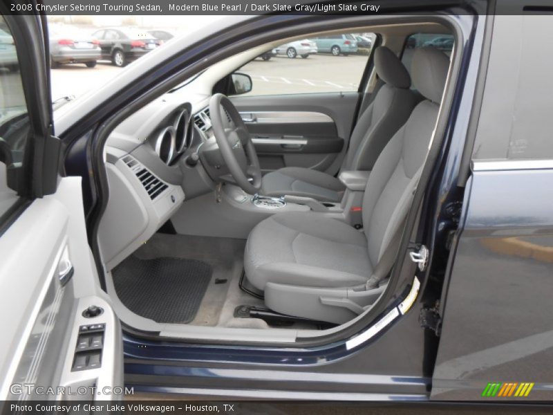 Modern Blue Pearl / Dark Slate Gray/Light Slate Gray 2008 Chrysler Sebring Touring Sedan