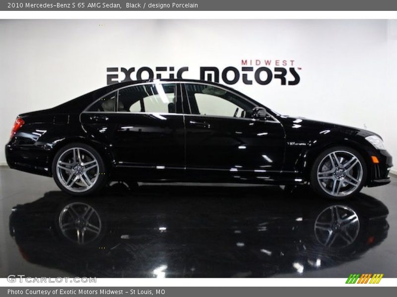 Black / designo Porcelain 2010 Mercedes-Benz S 65 AMG Sedan
