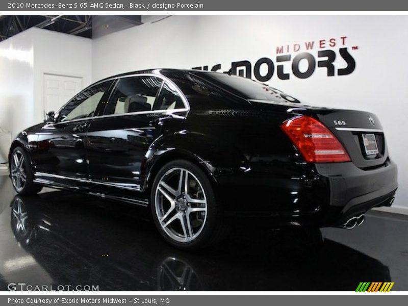 Black / designo Porcelain 2010 Mercedes-Benz S 65 AMG Sedan