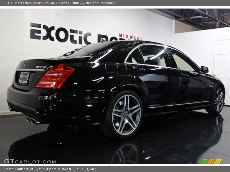 Black / designo Porcelain 2010 Mercedes-Benz S 65 AMG Sedan