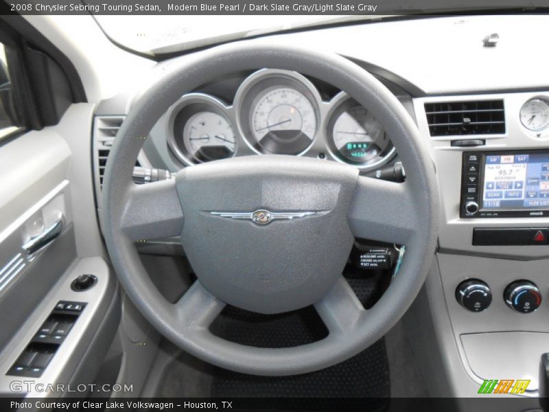 Modern Blue Pearl / Dark Slate Gray/Light Slate Gray 2008 Chrysler Sebring Touring Sedan