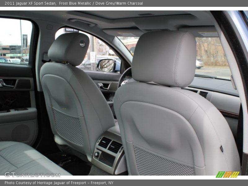 Frost Blue Metallic / Dove Grey/Warm Charcoal 2011 Jaguar XF Sport Sedan