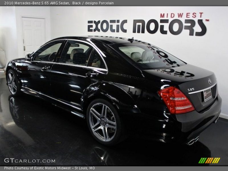 Black / designo Porcelain 2010 Mercedes-Benz S 65 AMG Sedan