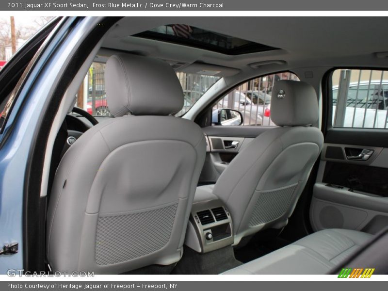 Frost Blue Metallic / Dove Grey/Warm Charcoal 2011 Jaguar XF Sport Sedan