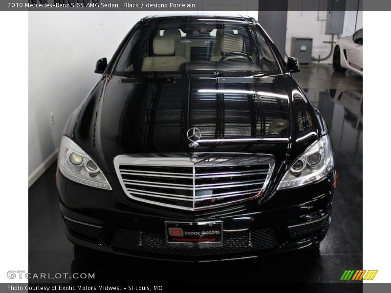 Black / designo Porcelain 2010 Mercedes-Benz S 65 AMG Sedan