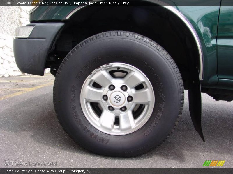 Imperial Jade Green Mica / Gray 2000 Toyota Tacoma Regular Cab 4x4