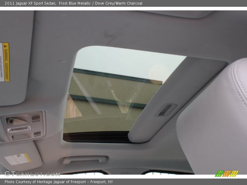Frost Blue Metallic / Dove Grey/Warm Charcoal 2011 Jaguar XF Sport Sedan