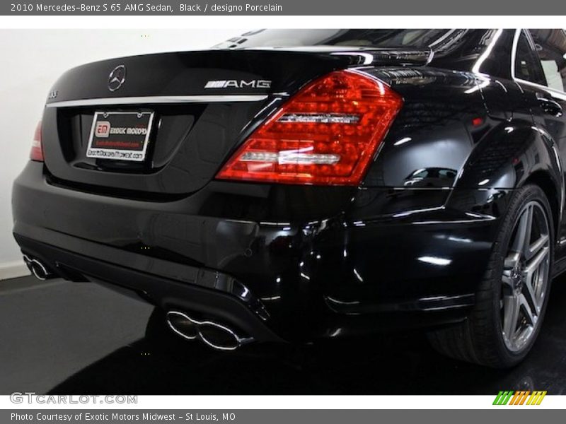 Black / designo Porcelain 2010 Mercedes-Benz S 65 AMG Sedan