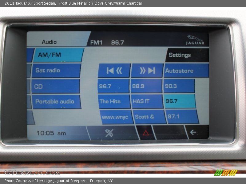 Controls of 2011 XF Sport Sedan