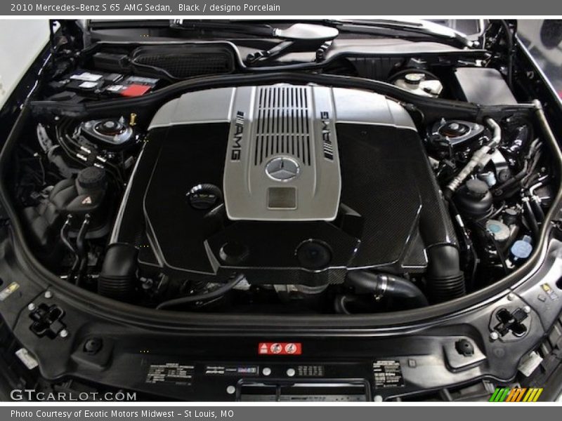  2010 S 65 AMG Sedan Engine - 6.0 Liter Twin-Turbo SOHC 36-Valve VVT V12