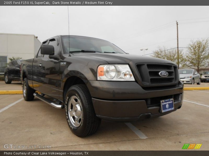 Dark Stone Metallic / Medium Flint Grey 2005 Ford F150 XL SuperCab