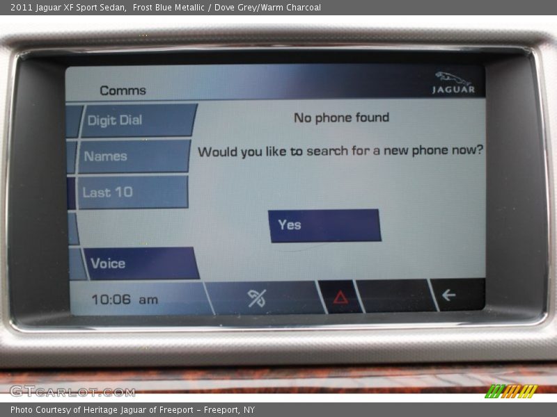 Frost Blue Metallic / Dove Grey/Warm Charcoal 2011 Jaguar XF Sport Sedan