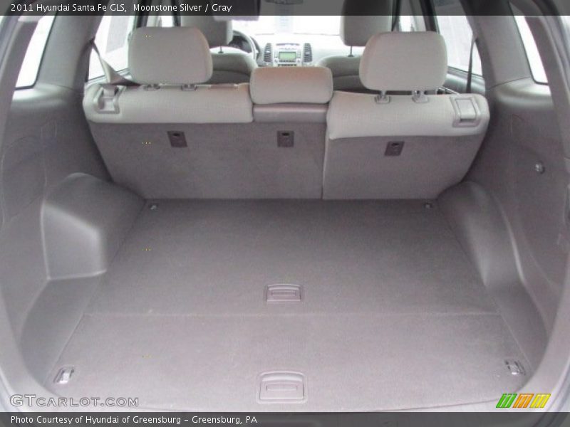 Moonstone Silver / Gray 2011 Hyundai Santa Fe GLS
