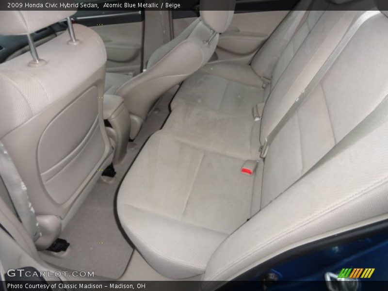 Atomic Blue Metallic / Beige 2009 Honda Civic Hybrid Sedan