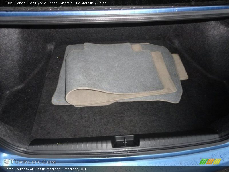 Atomic Blue Metallic / Beige 2009 Honda Civic Hybrid Sedan