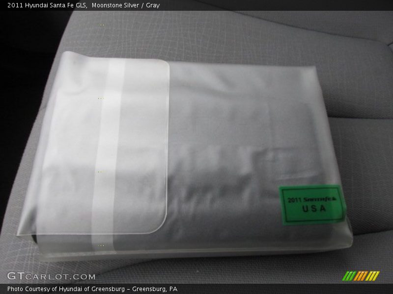 Moonstone Silver / Gray 2011 Hyundai Santa Fe GLS