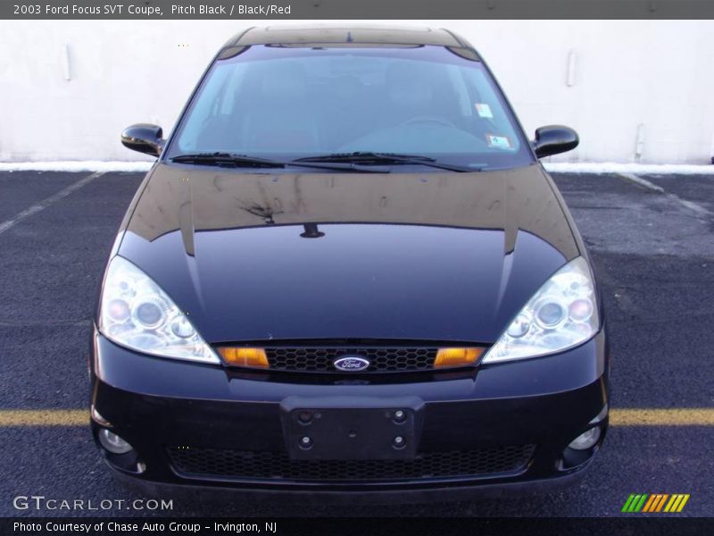 Pitch Black / Black/Red 2003 Ford Focus SVT Coupe