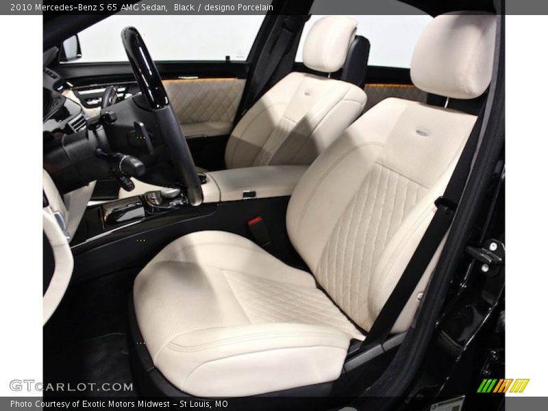 Front Seat of 2010 S 65 AMG Sedan