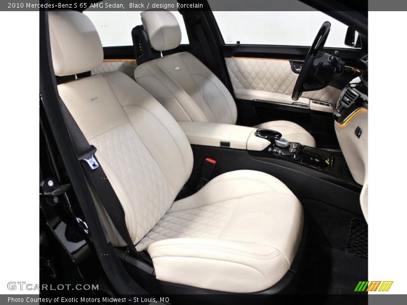 Front Seat of 2010 S 65 AMG Sedan
