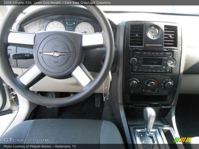 Linen Gold Metallic / Dark Slate Gray/Light Graystone 2006 Chrysler 300