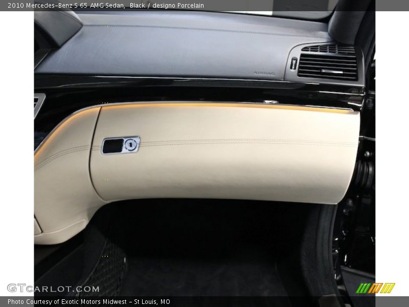 Black / designo Porcelain 2010 Mercedes-Benz S 65 AMG Sedan
