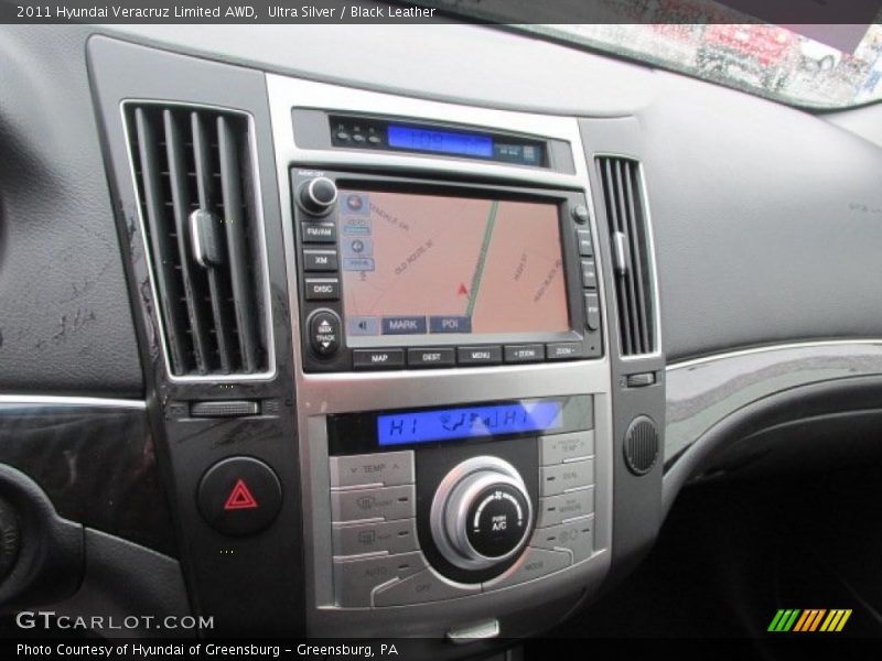 Ultra Silver / Black Leather 2011 Hyundai Veracruz Limited AWD