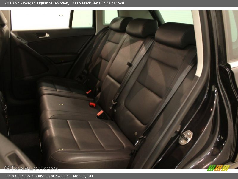 Deep Black Metallic / Charcoal 2010 Volkswagen Tiguan SE 4Motion
