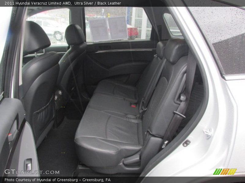 Ultra Silver / Black Leather 2011 Hyundai Veracruz Limited AWD
