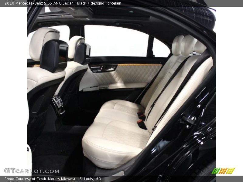 Rear Seat of 2010 S 65 AMG Sedan