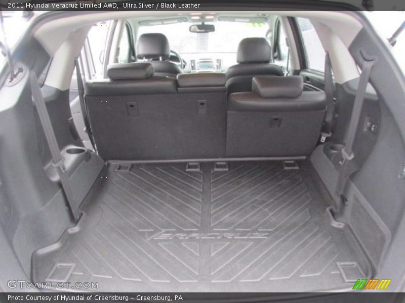 Ultra Silver / Black Leather 2011 Hyundai Veracruz Limited AWD