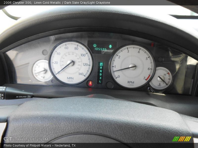 Linen Gold Metallic / Dark Slate Gray/Light Graystone 2006 Chrysler 300