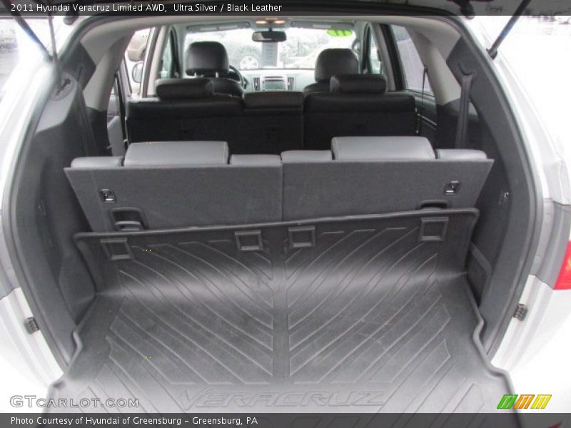 Ultra Silver / Black Leather 2011 Hyundai Veracruz Limited AWD