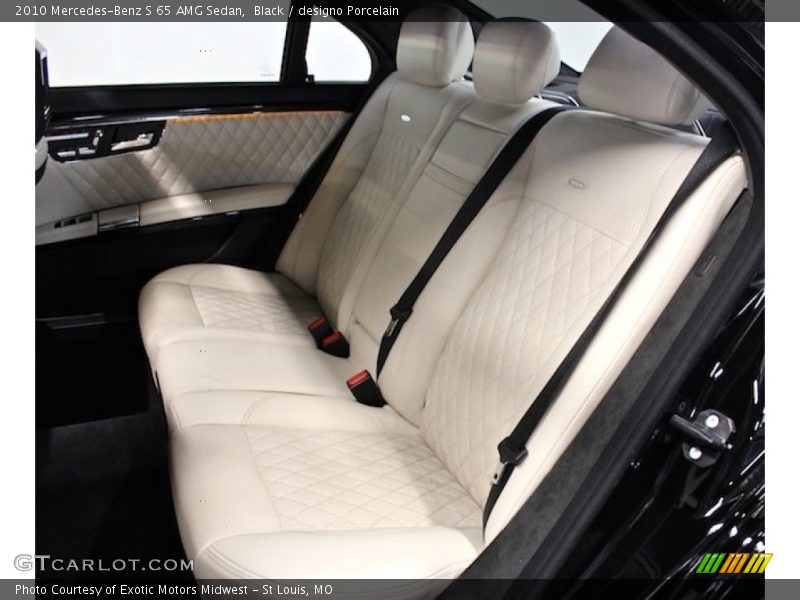 Rear Seat of 2010 S 65 AMG Sedan