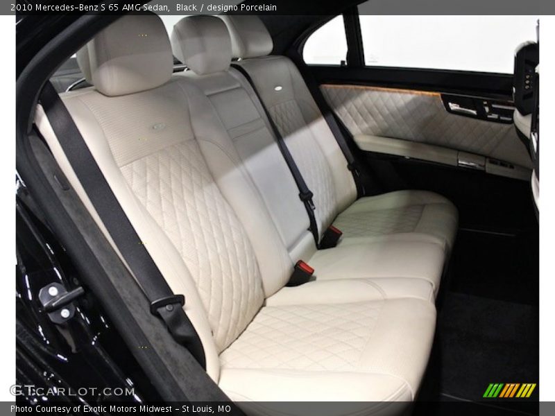 Rear Seat of 2010 S 65 AMG Sedan