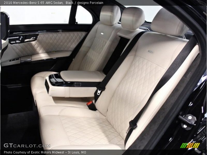 Rear Seat of 2010 S 65 AMG Sedan