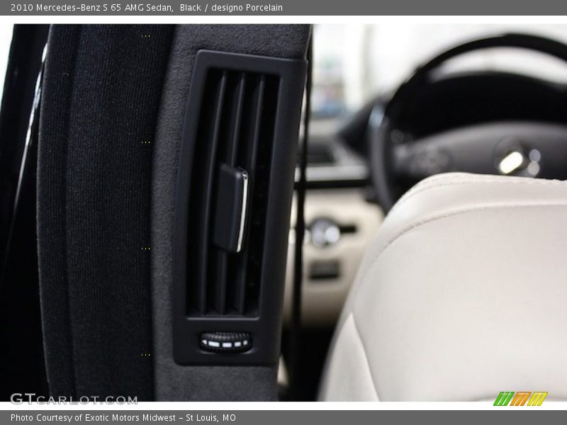 Black / designo Porcelain 2010 Mercedes-Benz S 65 AMG Sedan